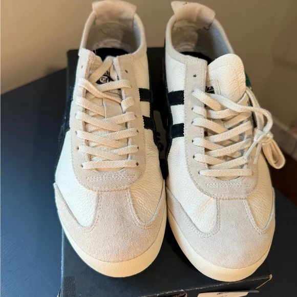 Onitsuka Tiger, Mexico 66, Vintage Birch & Black Sneakers, Women’s 9, Men’s 7.5 - Picture 2 of 8